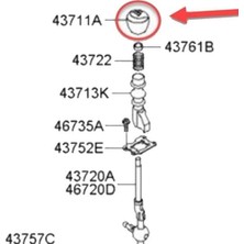 Hyundai Elantra Vites Topuzu (2007-2010) 1.6 437112H100XP