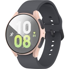 Habilis Samsun Galaxy Watch 7 Fe Uyumlu 40MM Renkli Sert Pc Ekran Korumalı Kasa Koruyucu