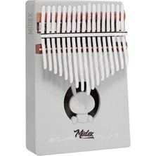 Midex KLX-550 Beyaz Kalimba 17 Tuşlu Full Set