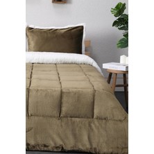 Comforter Tek Kişilik Battaniye Seti - Haki