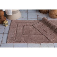 Apricitas Home 2 Li Banyo Paspası Frame Bej