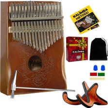 Midex KLX-990-PAK Ahşap Kalimba 17 Tuşlu Full Set