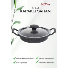 Cook Kitchen Nova 22 cm Kapaklı Sahan