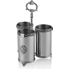 Lamedore Halatlı Nikel Kaşıklık 17X7X26CM