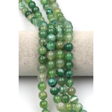 Alibaba Doğaltaş Madagaskar Akik Doğaltaş Dizi 10 mm Küre Kesim