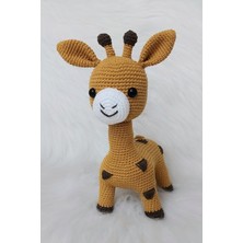 Kelebeğin Rüyası Hobi Evi Amigurumi Yenidoğan Uyku Arkadaşı Şirin Zürafa
