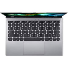 Aspire Lite Intel I5-1235U 32GB Ddr5 1tb SSD UHD Graphics 14'' Fhd W11PRO Gümüş Notebook AL1451MWP10 + Zettaçanta