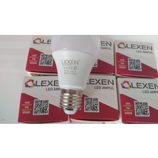 Lexen 9W LED Ampul 3000K E27 Günışığı 6 Adet