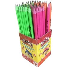 Play-Doh Woodfree Kurşun Kalem Neon 12'li Paket