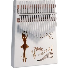 Midex KLX-540 Beyaz Kalimba 17 Tuşlu Full Set