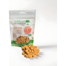 Natural Nutrition Somon Eti Küpleri Köpek Ödülü Grain Free (Tahılsız) Yüksek Proteinli Fırında Kavrulmuş