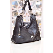 Karen Siyah Omuz Çantası