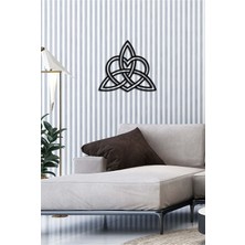 Artroya - Kalp Üçlüsü Metal  Tablo, Duvar Dekoru - Sevgi, Sevgili, Aşk Temalı Hediyelik Tablo - 57 x 51 - cm -Siyah - Doğum Günü - Sevgililer Günü - Anneler Günü -LOVE-114