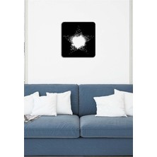 Artroya - Love Star Metal  Tablo, Duvar Dekoru - Sevgi, Sevgili, Aşk Temalı Hediyelik Tablo - 52 x 50 - cm -Siyah - Doğum Günü - Sevgililer Günü - Anneler Günü -LOVE-093