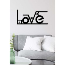 Artroya - Love Math Metal  Tablo, Duvar Dekoru - Sevgi, Sevgili, Aşk Temalı Hediyelik Tablo - 60 x 30 - cm -Siyah - Doğum Günü - Sevgililer Günü - Anneler Günü -LOVE-089