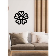 Artroya - Kalbin Yoncası Metal  Tablo, Duvar Dekoru - Sevgi, Sevgili, Aşk Temalı Hediyelik Tablo - 29 x 28 - cm -Siyah - Doğum Günü - Sevgililer Günü - Anneler Günü -LOVE-053