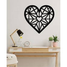 Artroya - Lovestar Metal  Tablo, Duvar Dekoru - Sevgi, Sevgili, Aşk Temalı Hediyelik Tablo - 50 x 47 - cm -Siyah - Doğum Günü - Sevgililer Günü - Anneler Günü -LOVE-097