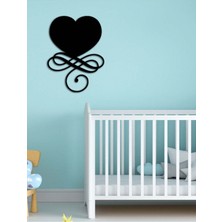 Artroya - Kalbin Ritmi Metal  Tablo, Duvar Dekoru - Sevgi, Sevgili, Aşk Temalı Hediyelik Tablo - 50 x 37 - cm -Siyah - Doğum Günü - Sevgililer Günü - Anneler Günü -LOVE-043