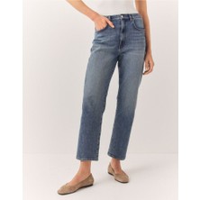 The White Company Kadın Marlow Ankle Grazer Düz Paça Jean Pantolon