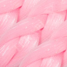 bebekokusu Afrika Örgüsü Simli Saç Pink Şeker Pembe / Tinsel ( 100 gr )