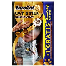 EuroCat Catstick Tavuklu 4x5 gr x 4 Adet
