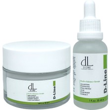 D-Line Panthenol, Niacinamide ve Bitkisel Ekstratlarla Nemlendirici Krem ve Serum İkilisi ile Canlı Cilt