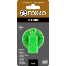 Fox 40 Classic Safety Neon Yeşil-Bileklikli Düdük 9935-1400