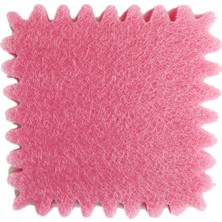 Organze Hazır Kesilmiş Kare Tül File Modeli 24  cm  (100 Adet)  Pembe