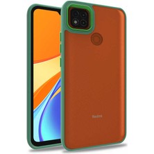 Başkenttekno Xiaomi Redmi 9c Kılıf Kamera Çıkıntılı Arkası Şeffaf Köşeleri Parlak Renkli Işlemeli Flora Kapak