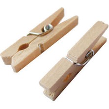 Mandal Ahşap Minik (100 Adet)  Natural