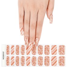 Nailos Gingerbread Man Nail Art Jel Tırnak 20 Adet (2 Kullanım)