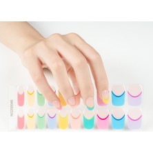 Nailos Colorful French Jel Tırnak, 20 Adet (2 Kullanım)