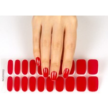 Nailos Basic Red Jel Tırnak, 20 Adet (2 Kullanım)