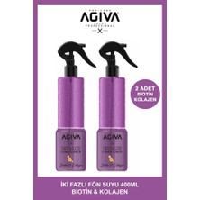 Agiva Biotin-Collagen Fön-Şekillendirme Öncesi Tarama Suyu 400ML X2