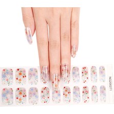 Nailos Spring Flowers Jel Tırnak 20 Adet (2 Kullanım)