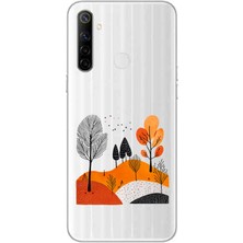 Zeyno Realme C3 Uyumlu Sonbahar Manzarası  Desenli Silikon Kılıf