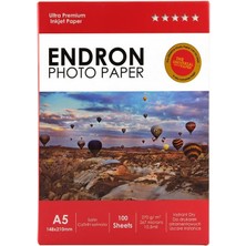 100 Adet 15X21CM Endron Photo Paper Satin  270GSM Fotoğraf Kağıdı