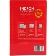 100 Adet 15X21CM Endron Photo Paper Satin  270GSM Fotoğraf Kağıdı