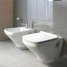 Duravit Durastlye Rimless Asma Klozet 45383900A1 + Duravit Yavaş Kapak