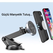 Woodhub EH211 Ayarlanabilir Vantuzlu Magsafe Araç Tutucu Telefon Tutucu