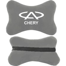 1Araba 1Ev 2'li Set Chery Araçlarla Uyumlu Ortopedik Oto Boyun Yastığı