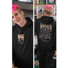 Cngz Shop Naruto Nagato Sırt Baskılı Kapüşonlu Sweatshirt, Unisex Oversize Anime Baskılı Hoodie