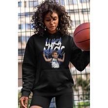 Cngz Shop Luka Doncic Baskılı Kapüşonlu Sweatshirt, Unisex Oversize Basketbol Baskılı Hoodie