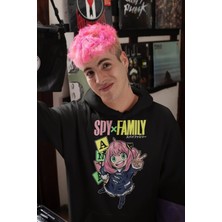 Cngz Shop Spy x Family Anya 2 Baskılı Kapüşonlu Sweatshirt, Unisex Oversize Anime Baskılı Hoodie