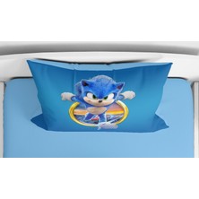 Sonic 3D Dijital Baskılı Tek Kişilik Nevresim Takımı Genç Nevresim Takımı