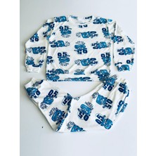 Gala Stil Gala Araba Baskılı Çocuk Pijama Takımı
