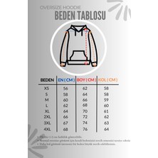 Cngz Shop Yılbaşı Şapkalı Pokemon Gengar Baskılı Kapüşonlu Sweatshirt, Unisex Oversize Yılbaşı Temalı Hoodie