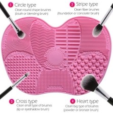 Silikon Makyaj Temizleme Matı