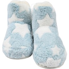 Sia Çanta Eva Kaymaz Taban Içi Kürklü  , Uzun Konçlu ,  Kürk Kumaş Üşümeyen Ayaklar Için Sıçacık Kız Çocuk  Panduf