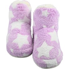 Sia Çanta Eva Kaymaz Taban Içi Kürklü  , Uzun Konçlu ,  Kürk Kumaş Üşümeyen Ayaklar Için Sıçacık Kız Çocuk  Panduf